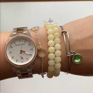 Alex and Ani August gem stone bracelet